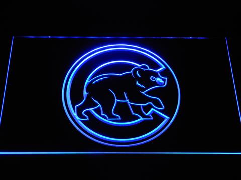 Chicago Cubs Walking Cub LED Neon Sign